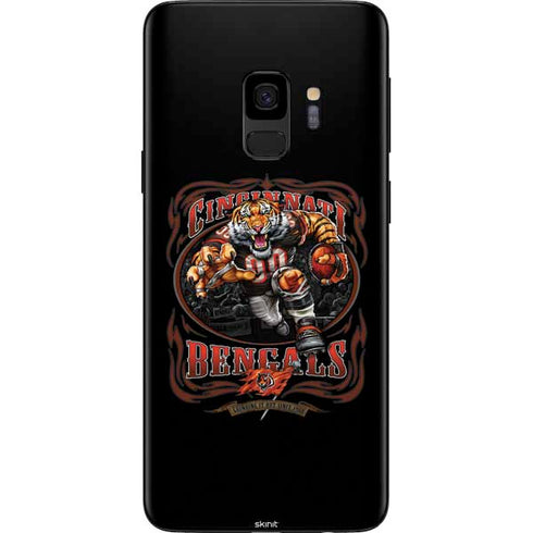 Liquid Blue NFL Cincinnati Bengals Running Back Galaxy S9 Skin