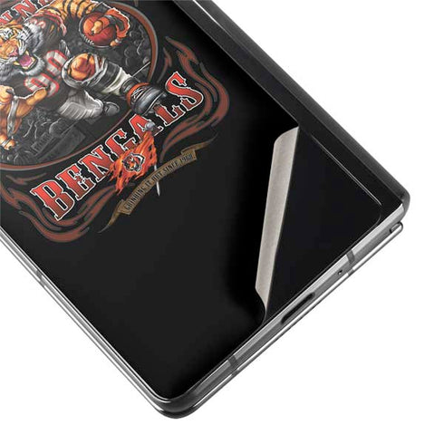 Liquid Blue NFL Cincinnati Bengals Running Back Galaxy Z Fold2 5G Skin