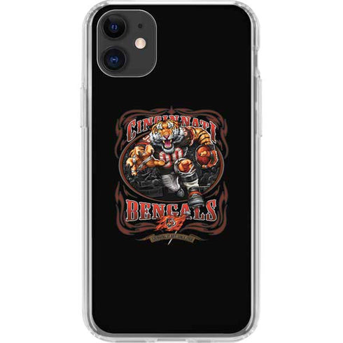 Liquid Blue NFL Cincinnati Bengals Running Back iPhone 11 Clear Case