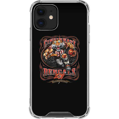 Liquid Blue NFL Cincinnati Bengals Running Back iPhone 12 Mini Clear Case