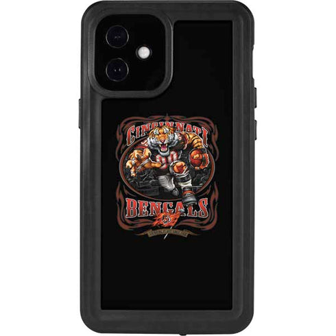 Liquid Blue NFL Cincinnati Bengals Running Back iPhone 12 Mini Waterproof Case