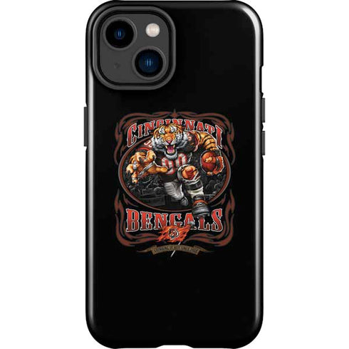 Liquid Blue NFL Cincinnati Bengals Running Back iPhone 15 Plus Impact Case