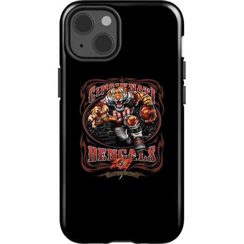 Liquid Blue NFL Cincinnati Bengals Running Back iPhone 15 Impact Case