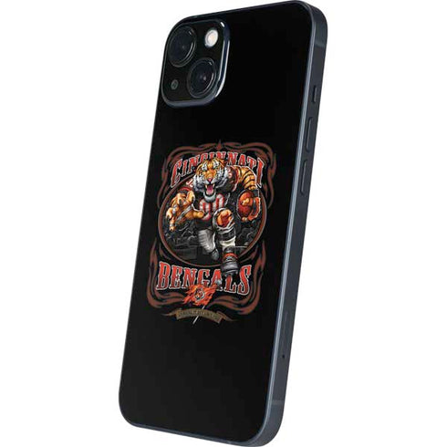 Liquid Blue NFL Cincinnati Bengals Running Back iPhone 14 Plus Skin