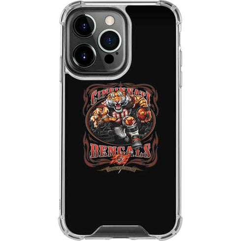 Liquid Blue NFL Cincinnati Bengals Running Back iPhone 14 Pro Clear Case