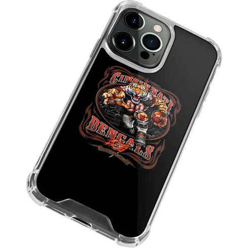 Liquid Blue NFL Cincinnati Bengals Running Back iPhone 15 Pro Clear Case