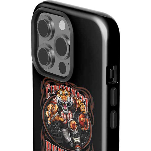 Liquid Blue NFL Cincinnati Bengals Running Back iPhone 15 Pro Impact Case