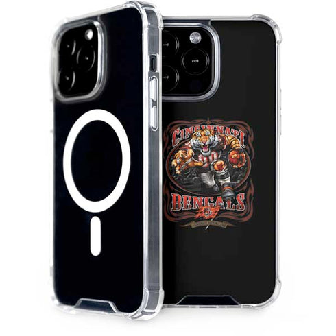 Liquid Blue NFL Cincinnati Bengals Running Back iPhone 14 Pro Max MagSafe Case