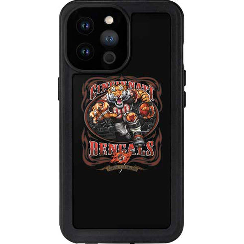 Liquid Blue NFL Cincinnati Bengals Running Back iPhone 14 Pro Max Waterproof Case