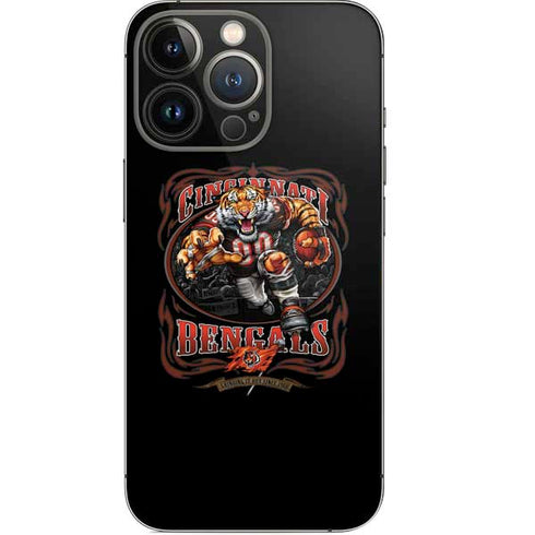 Liquid Blue NFL Cincinnati Bengals Running Back iPhone 14 Pro Skin