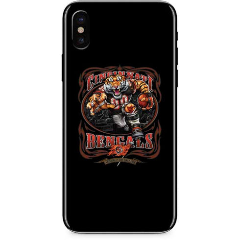 Liquid Blue NFL Cincinnati Bengals Running Back iPhone XS Skin