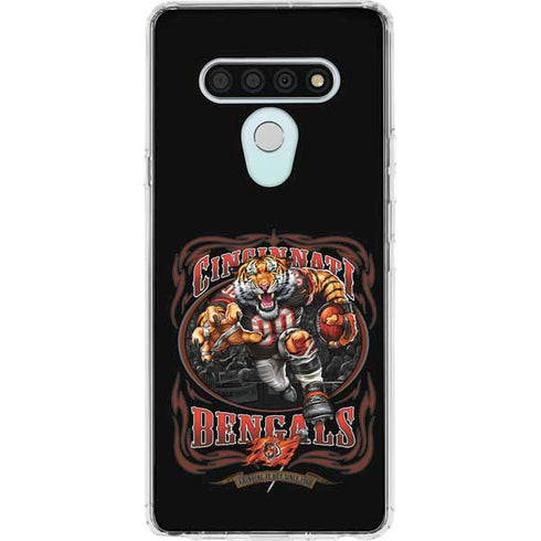 Liquid Blue NFL Cincinnati Bengals Running Back LG Stylo 6 Clear Case