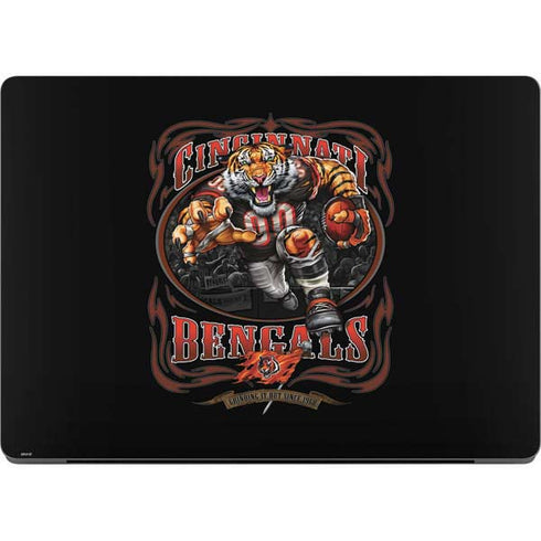 Liquid Blue NFL Cincinnati Bengals Running Back MacBook Pro 14in (2021-24) Skin