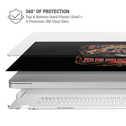 Liquid Blue NFL Cincinnati Bengals Running Back MacBook Pro 16in (2019-20) Case plus Skin