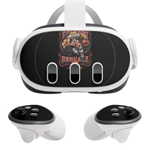Liquid Blue NFL Cincinnati Bengals Running Back Meta Quest 3 Skin