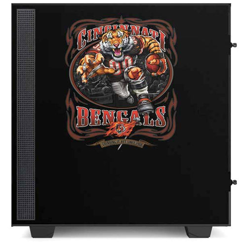 Liquid Blue NFL Cincinnati Bengals Running Back NZXT H510 Compact ATX Mid-Tower Case Skin