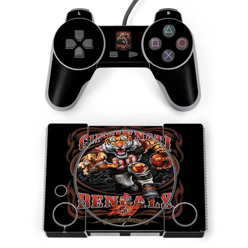 Liquid Blue NFL Cincinnati Bengals Running Back PlayStation Classic Bundle Skin