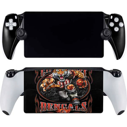 Liquid Blue NFL Cincinnati Bengals Running Back PlayStation Portal Remote Player Skin