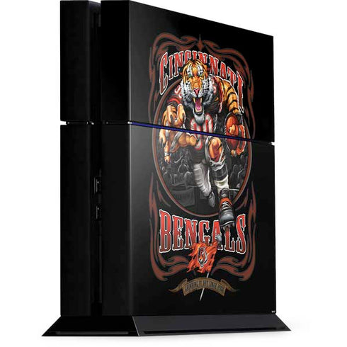 Liquid Blue NFL Cincinnati Bengals Running Back PS4 Console Skin