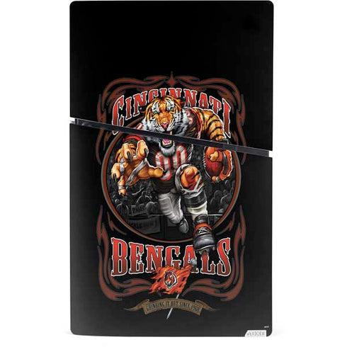 Liquid Blue NFL Cincinnati Bengals Running Back PS5 Slim Digital Edition Console Skin