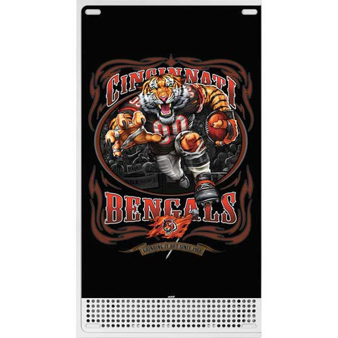 Liquid Blue NFL Cincinnati Bengals Running Back Xbox Series S Console Skin
