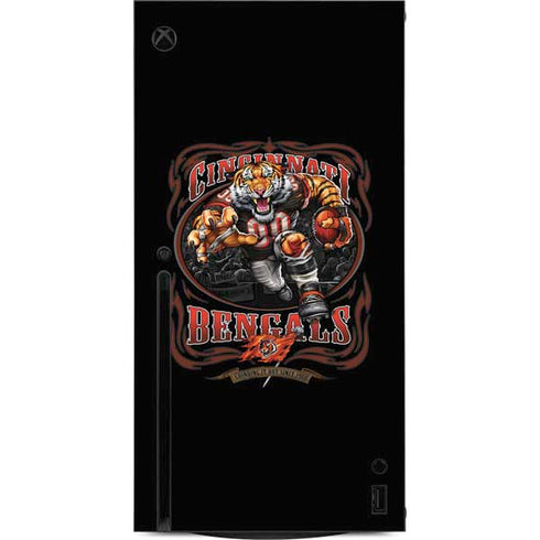 Liquid Blue NFL Cincinnati Bengals Running Back Xbox Series X Console Skin