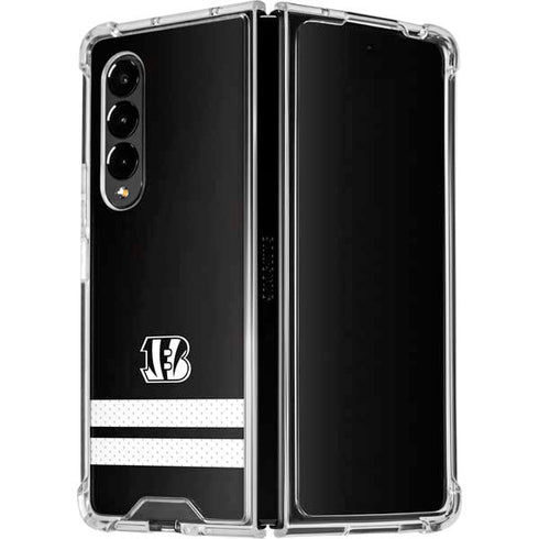 NFL Cincinnati Bengals Shutout Galaxy Z Fold4 5G Clear Case