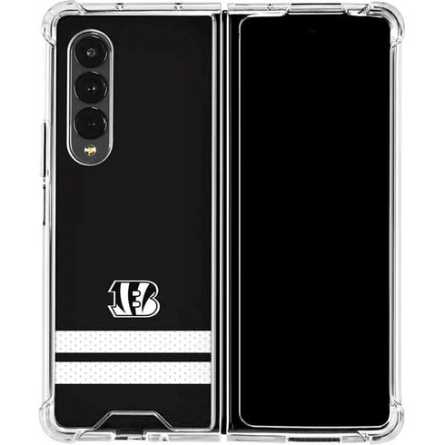 NFL Cincinnati Bengals Shutout Galaxy Z Fold4 5G Clear Case
