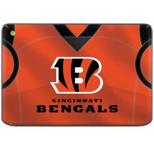 NFL Cincinnati Bengals Team Jersey HP Chromebook Skin