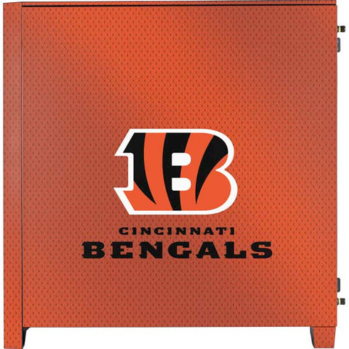NFL Cincinnati Bengals Team Jersey Corsair 4000D Tempered Glass Mid-Tower ATX Case Skin