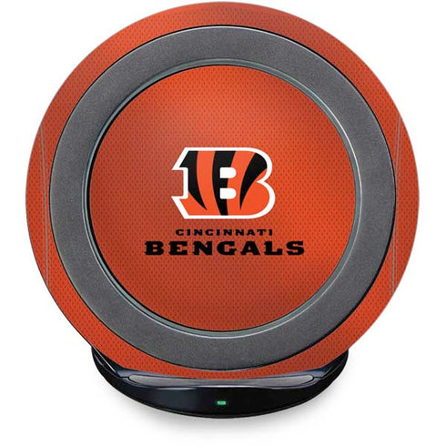 NFL Cincinnati Bengals Team Jersey Fast Charge Wireless Charging Stand Skin