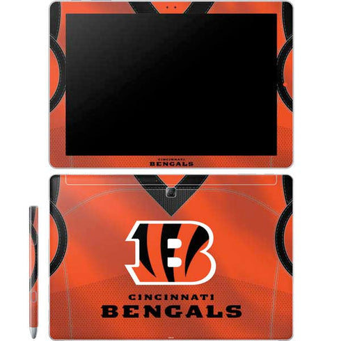 NFL Cincinnati Bengals Team Jersey Galaxy Book 12in Skin