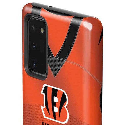 NFL Cincinnati Bengals Team Jersey Galaxy Note20 5G Pro Case