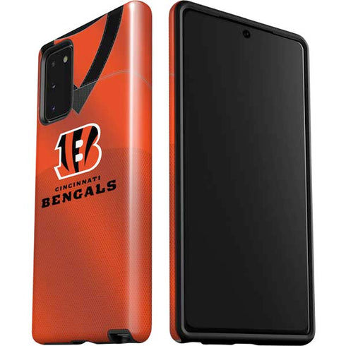 NFL Cincinnati Bengals Team Jersey Galaxy Note20 5G Pro Case