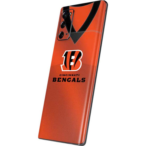 NFL Cincinnati Bengals Team Jersey Galaxy Note20 5G Skin