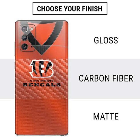 NFL Cincinnati Bengals Team Jersey Galaxy Note20 5G Skin