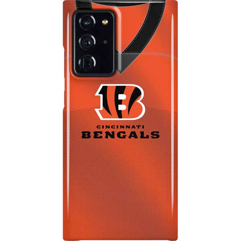 NFL Cincinnati Bengals Team Jersey Galaxy Note20 Ultra 5G Lite Case