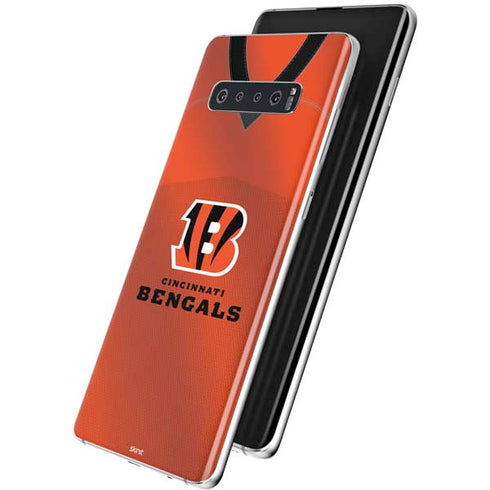 NFL Cincinnati Bengals Team Jersey Galaxy S10 Plus Skin
