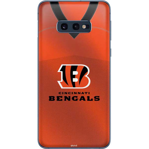 NFL Cincinnati Bengals Team Jersey Galaxy S10e Skin