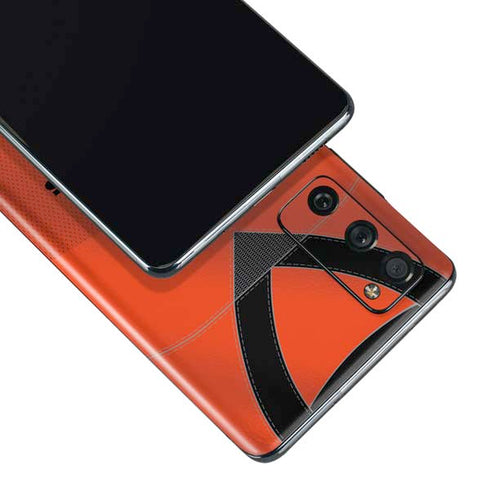 NFL Cincinnati Bengals Team Jersey Galaxy S20 Fan Edition Skin