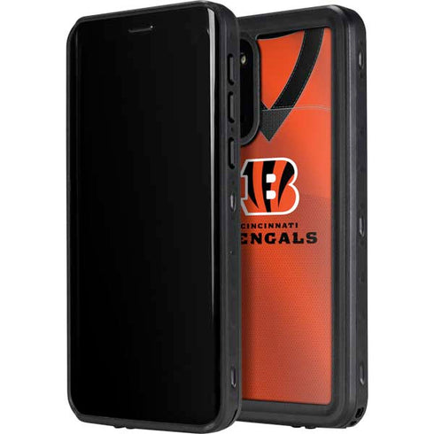 NFL Cincinnati Bengals Team Jersey Galaxy S20 Plus Waterproof Case
