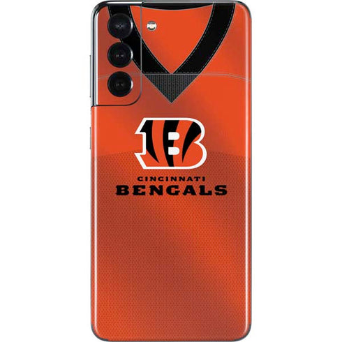 NFL Cincinnati Bengals Team Jersey Galaxy S21 5G Skin
