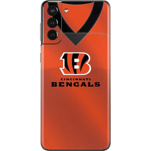 NFL Cincinnati Bengals Team Jersey Galaxy S21 Plus 5G Skin