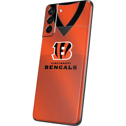 NFL Cincinnati Bengals Team Jersey Galaxy S21 Plus 5G Skin