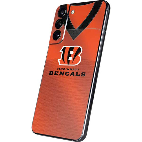 NFL Cincinnati Bengals Team Jersey Galaxy S22 Plus Skin