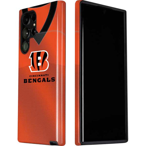 NFL Cincinnati Bengals Team Jersey Galaxy S22 Ultra Pro Case