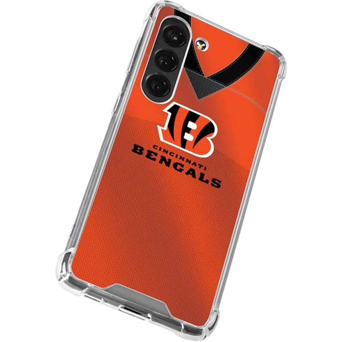 NFL Cincinnati Bengals Team Jersey Galaxy S23 Clear Case