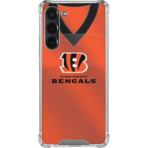 NFL Cincinnati Bengals Team Jersey Galaxy S23 Plus Clear Case