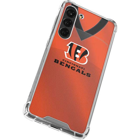 NFL Cincinnati Bengals Team Jersey Galaxy S23 Plus Clear Case