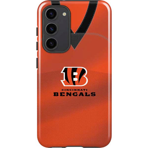 NFL Cincinnati Bengals Team Jersey Galaxy S23 Plus Pro Case